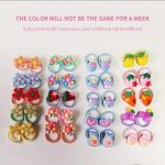 Tawakkal Mart 40Pcs Set Colorful Flower nds Sweet Fruit Elastic Hair Ropes Scrunchies Kids Hair Ties