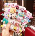 Tawakkal Mart -1/2/4/6/8/10 PCS Children Hair Accessories Baby Hair Clips PINK Girls Hairgrips Cute Rainbow Kids Hairpins By Tawakkal Mart