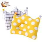 Tawakkal Mart Newborn Baby Cartoon Pillows Crown Shape Head Protect Baby Bedding Cushion Pad baby Head Support Prevent Pillow