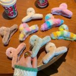 Tawakkal Mart korean style Fluffy Cute Colors Hair catcher for girls . Girls hair claw plush cute fur stylish look fashion statement hairstyle - Image 5