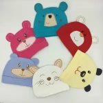 GP High Quality Fancy Soft 100% Cotton Multicolored Party Wear Baby Caps with Cartoon Character [RANDOM COLOUR+RANDOM DESIGNS]