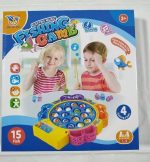 Fishing Game Toy Fish Board Rotating with Music Fine Motor Skill Training Birthday Gifts for Children Kids Toddlers Boys Girls - 15 Pcs 24 Pcs & 45 Pcs - Image 3
