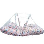 Baby Bed Mosquito Insect Net Cushion Mattress with Pillow