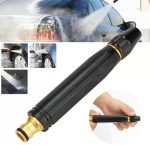 Water Spray Gun for Car Wash Bike Washing Gun for 1/2" Hose Pipe High Pressure Water Gun Nozzle Adjustable Car Washer Gun Brass Jet Water Spray Nozzle for Garden & Window (BLACK NOZZLE) - Image 3