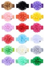 Tawakkal Mart 3 Pieces Lovely Sweet Children Head Band Elastic Force Baby Headbands Fashion Lace Up Headbands Girls Infant Hair Band - Image 3