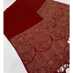Winter Kashmiri Hand Embroidered Shawl For Women/Girls