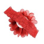 Tawakkal Mart 3 Pieces Lovely Sweet Children Head Band Elastic Force Baby Headbands Fashion Lace Up Headbands Girls Infant Hair Band - Image 4