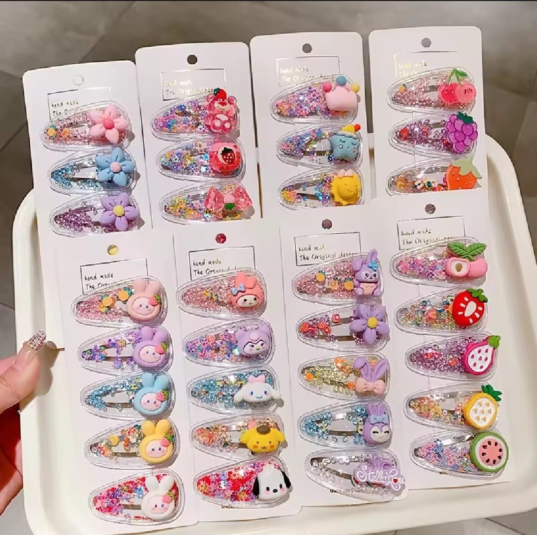 imgi_58_5c927881c62e55d5c574393dcd096d9f 6 pcs baby clip and hair aceessories - Image 1