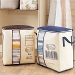Barcode Pattern, Bedsheet and Blanket Storage Box, Foldable Travel Bag for Women, Handbags, and Luggage - Image 4