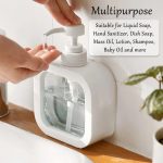 500ml Soap Dispenser Bottles Refillable Shampoo Shower Gel Liquid Soap Container Empty Lotion Bottles Hand Pump Soap Dispenser - Image 3
