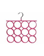 PACK OF 3 Effortless Organization: 9 Ring Hole Hanger for Scarves, Ties, and Shawls" - Image 3