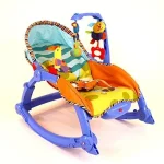 Mama Love Fisher Prize Jubilant Baby Newborn to Toddler Portable Rocker Bouncer with hanging toys and Vibrator For Kids - Image 2