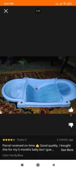 Bubbles Baba and Baby Bath Tub,Portable Folding & Spacious Baby Bathtub, Large Size (Box packed) - Image 3