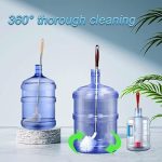 Water Dispenser and Can Cleaning Brush,5 Gallon Water Bottle Cleaner Brush for Cleaning Bottle Brush with Handle for Bucket Brush with Stiff Bristles Long Handle Cleaner Brush - Image 4