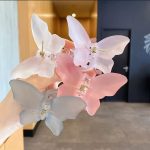 New 2023 Butterfly Hair Catch Clip Hair Accessories Girls Hairclip