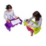 Children plastic study table Children study play table Kids desk Baby play Table