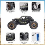 Smoke Rc Car High Speed Rock Crawler RC Vehicles Alloyed Metal Remote Control Booster Spray Toy Car for Kids & Boys Monster RC Truck with Rechargeable Rc Car Toys For Kids - Image 4