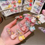 6 pcs baby clip and hair aceessories - Image 4