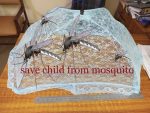 Polyester Kids Mosquito Net for Baby Umbrella Style Full Cover up for 0 to 36 Months Baby, Foldable and Portable Mosquito Net for Toddler and Babies