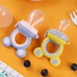 Tawakkal Mart Baby Feeder Silicone Fresh Food Nibbler Kids Boy Girl Bear Ear Fruit Feeding Safe Infant Baby Supplies Soother Bottles - Image 4