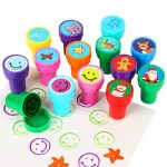 Children DIY Stamp Toy Cartoon Princess Self-ink Stamps Art Animal Rubber Craft School Children Party Toys Set for Kids - Image 4