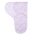 Baby Blanket Hat Set Cartoon Printed Cotton Newborn Swaddle Adjustable Infant Sleeping Swaddle Wraps All Seasons 0-6 Months - Image 4
