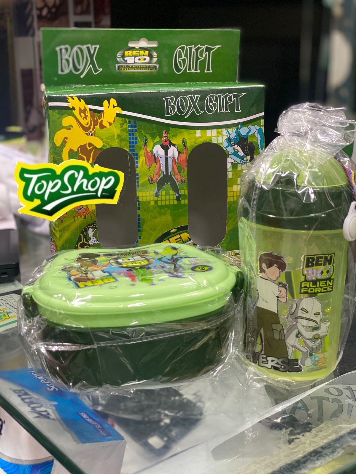 imgi_61_50a9fecd0c1c29937c High Quality 2 in 1 Water Bottle and Lunch Box Gift Set | Gift Box | School Water Bottle and Lunch Box Gift Set Kids School Lunch Box School Tiffin Box and Water Bottle With Spoon - Image 1