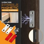 2pcs/Set Magnetic Cabinet Catches Magnet Door Stops Hidden Door Closer With Screw For Closet Cupboard Furniture DIY