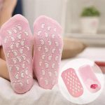 Reusable Silicone Spa Gel Socks for Dry Feet and Cracked Heel Treatment | Moisturizing, Hydrating, Softening, and Skin-Smoothing Foot Care Socks | Comfortable Self-Care Socks for Overnight Foot Therapy and Home Spa Use - Image 5