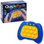 Quick Push Pop It Game Console Pikachu & Kuromi Popsocket Electronic Pushit Pro Super Bubble Pop Game Light Push Up Poplight Antistress Fidget Toys with Box