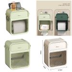 Wall Mounted Toilet Paper Holder with Storage Drawer