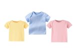 Tawakkal Mart Pack of 3 Newborn Baby Inner Vests Banyan In Cotton Stuff for Newborn Baby Full Sleeves & Half Sleeves (UniSex) 0-12M