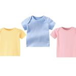 Tawakkal Mart Pack of 3 Newborn Baby Inner Vests Banyan In Cotton Stuff for Newborn Baby Full Sleeves & Half Sleeves (UniSex) 0-12M