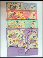 Baby 3 Pcs Suit & Bib with Wrapping Sheet - Image 4