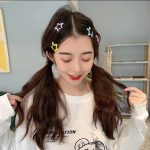 Tawakkal Mart 20pcs/10pcs Dopamine Pentagram Drip Oil Hair Clips Female Side Bangs Clip Hairpin Broken Hair BB Cip Small Card By Tawakkal Mart - Image 3