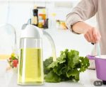 Oil Dispenser glass Bottle Auto Open Oil Bottle - Image 3