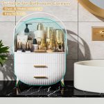 Sasta Bazaar - Cosmetic Organizer Luxury Desktop - Dustproof & Waterproof Makeup - Vanity Storage Beauty Box for Girls with makeup - Makeup organizer - Makeup organizer - Makeup bag - Makeup organizer box - Organizer makup - Makeup organiser - Image 4