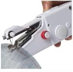 Mini Portable Handheld Sewing Machine | Battery-Operated Handy Stitch Tool for Quick Cloth Repairs, DIY Fabrics, Curtains & Crafts | Lightweight Electric Silai Machine for Home, Travel, Beginners & Tailoring | Easy Needlework Tool l Easy to use