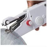 Mini Portable Handheld Sewing Machine | Battery-Operated Handy Stitch Tool for Quick Cloth Repairs, DIY Fabrics, Curtains & Crafts | Lightweight Electric Silai Machine for Home, Travel, Beginners & Tailoring | Easy Needlework Tool l Easy to use