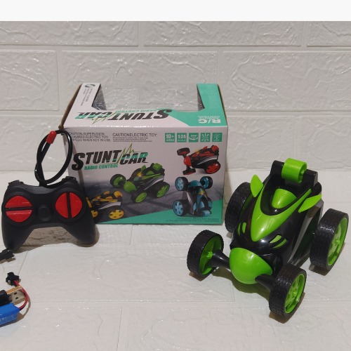 imgi_62_4c6b6405684ecc65287d313de4a670fb Remote Control Stunt Car Battery Operated 360 Rotation Car - Image 1