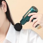 Electric Muscle Massage Gun Quiet Handheld Percussion Deep Tissue Pain Soreness Relief 20 Adjustable Speeds Rechargeable LCD Massager with 6 Heads