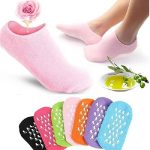 Reusable Silicone Spa Gel Socks for Dry Feet and Cracked Heel Treatment | Moisturizing, Hydrating, Softening, and Skin-Smoothing Foot Care Socks | Comfortable Self-Care Socks for Overnight Foot Therapy and Home Spa Use - Image 3