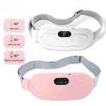 Electric Menstrual Heating Pad Belt for Period Pain Relief | Portable Cordless USB Rechargeable Cramp Massager with Heat & Vibration | Adjustable Waist Pain Relief Device for Back, Stomach & Abdominal Cramps | Body Massager | Wireless Heating Belt - Image 3