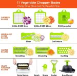 Multifunctional Vegetable Chopper with Container And Cutting Board, Suitable for Chopping - Image 3