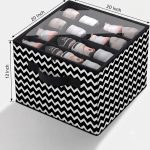12 portion Foldable Shoe Storage Box with Grid Non-Woven Fabric Shoes Storage Bag Dustproof Closet Organizer Foldable Shoe Storage Container with Dividers - Image 4