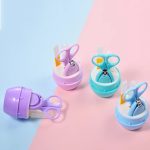 Tawakkal Mart 4Pcs/set Baby Nail Care Set Cute Cartoon Child Scissors Infant Nail Clipper Daily Newborn Nail Shell Shear Manicure Kit - Image 4