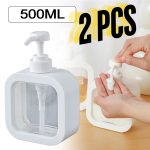 500ml Soap Dispenser Bottles Refillable Shampoo Shower Gel Liquid Soap Container Empty Lotion Bottles Hand Pump Soap Dispenser - Image 6