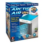 Arctic Air Pure Chill 2.0 Evaporative Magic Air Cooler Powerful Quiet Lightweight & Portable Space Cooler With Hydro-Chill Technology For Bedroom Office Living Room