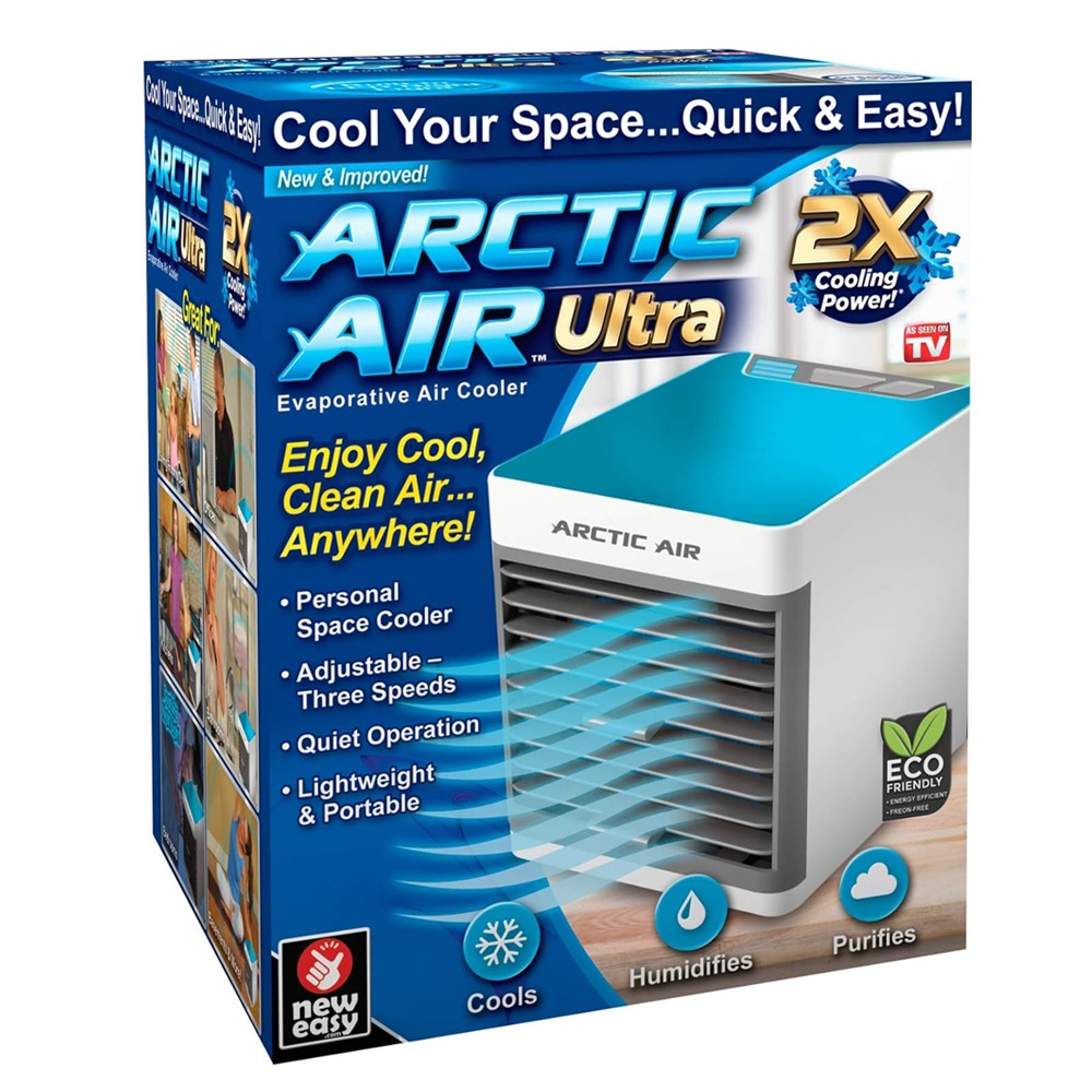 imgi_63_5034b9ee46decfdae950d210c14ab7c3 Arctic Air Pure Chill 2.0 Evaporative Magic Air Cooler Powerful Quiet Lightweight & Portable Space Cooler With Hydro-Chill Technology For Bedroom Office Living Room - Image 1
