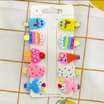 Fashion Vibe 10 pcs Unicorn Ice Cream Hair Clips Set Baby Hairpin For Kids Girls Toddler Barrettes Hair Accessories - Image 6